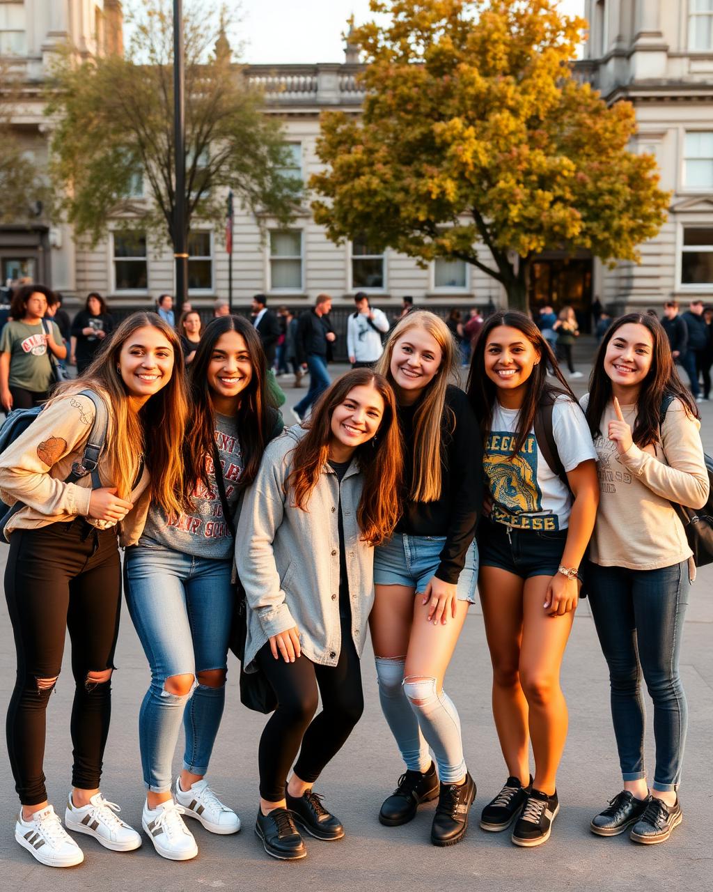 Galera do intercâmbio em Dublin